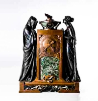 Kaminuhr um 1900 von Wilhelm Otto